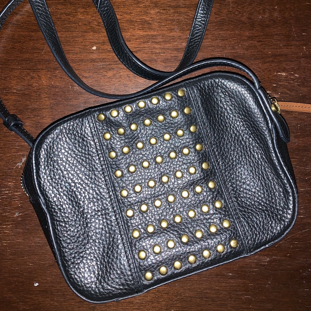 Fossil Black Crossbody